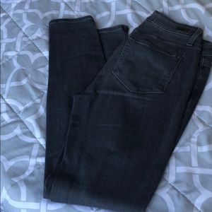 Paige gray ankle skinny jeans